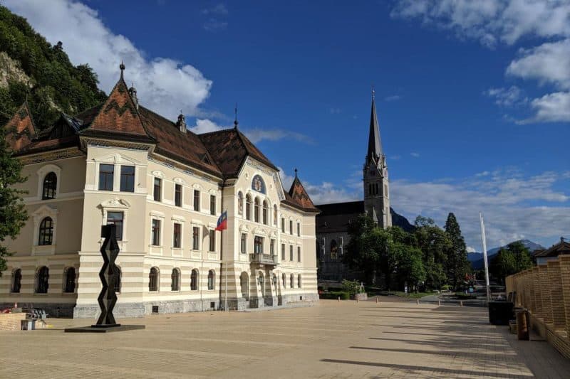 Regierungsgebäude in Vaduz