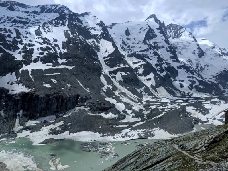 Blick auf den Großglockner von der Kaiser-Franz-Josefs-Höhe