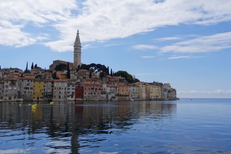 Blick auf Rovinj