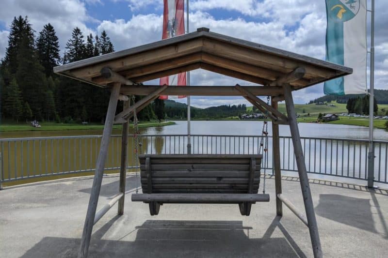 Hollywoodschaukel am Teichalmsee