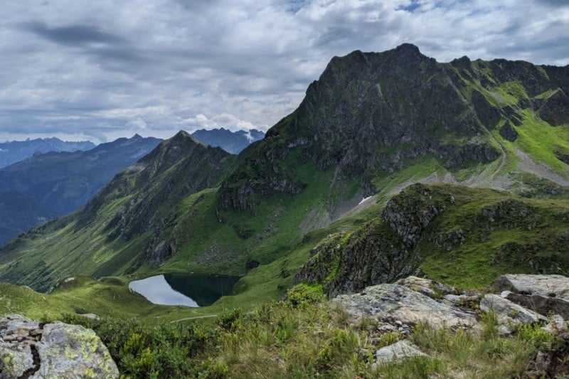 Ausblick von der Seetalwanderung im Montafon