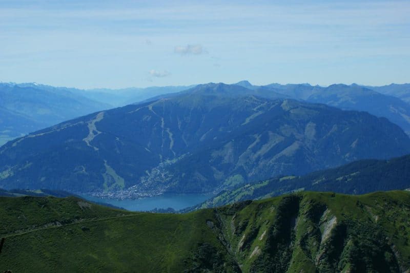 Blick auf die Schmittenhöhe und den Zeller See