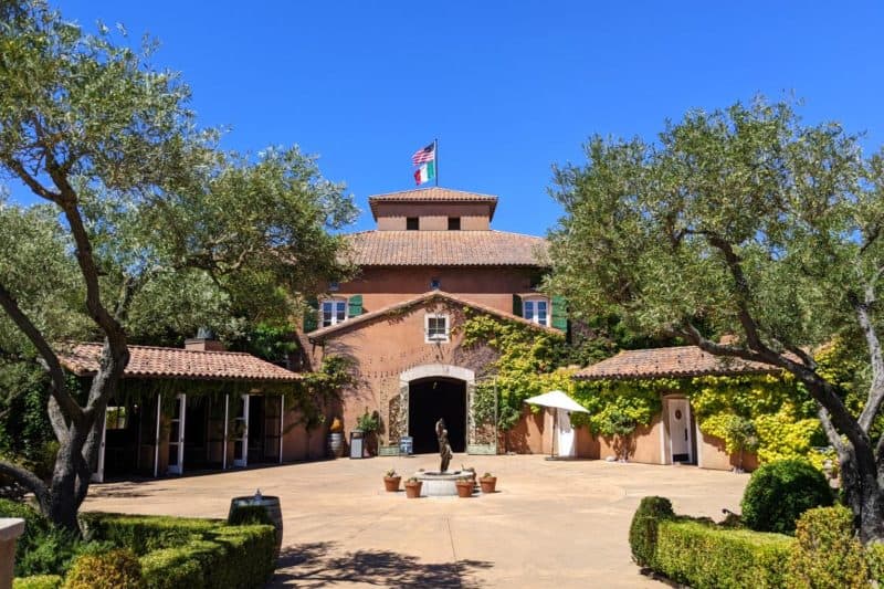 Weingut im toskanischen Stil im Napa Valley