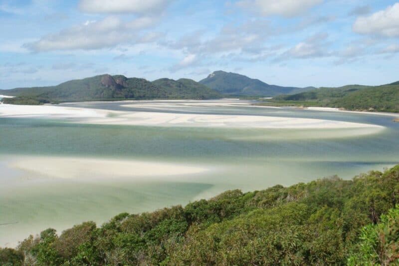 Blick auf Whitehaven Beach