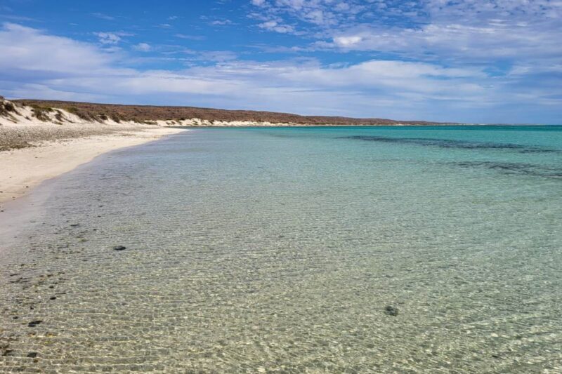 Das glasklare Wasser der Turquoise Bay im Cape Range National Park