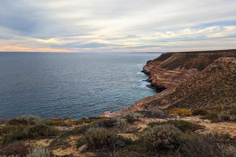 Die schroffe Steilküste des Kalbarri National Park